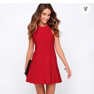 EUC Cameo Folding red dress